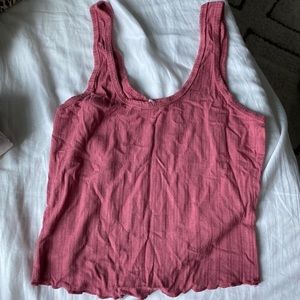 MAROON TANK TOP